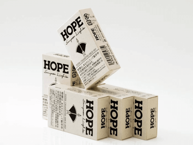 HOPEの平林奈緒美さんデザインの箱